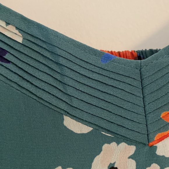 Anthropologie Moulinette Soeurs Floral Mint Green Dress 10 - Picture 6 of 9